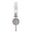 Aaidah 18'' Wall Sconce - Clear Ribbed Glass Shade-1157228262