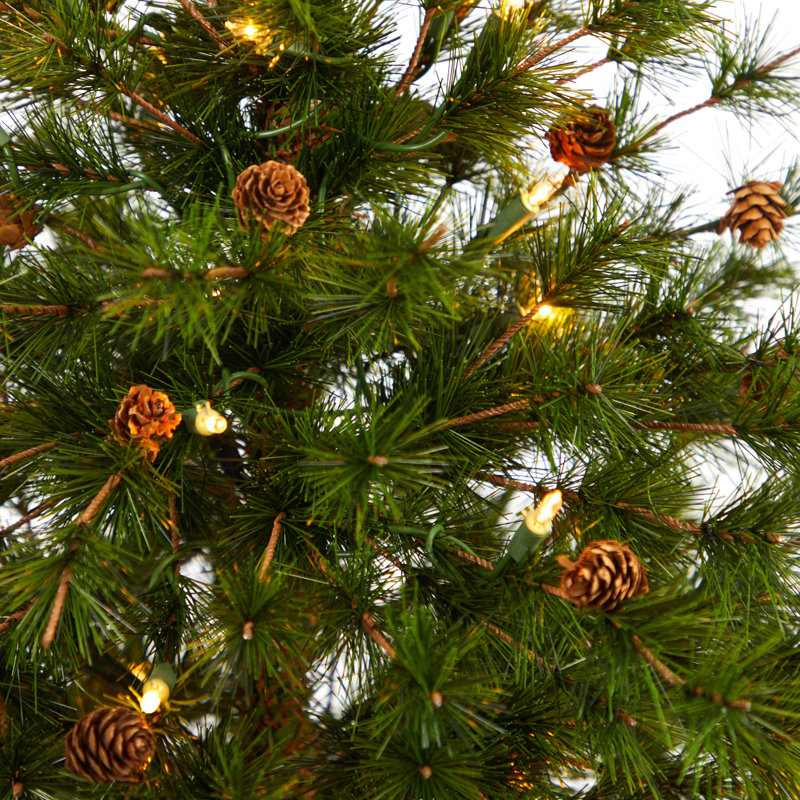 Lighted Artificial Christmas Tree, 3' H