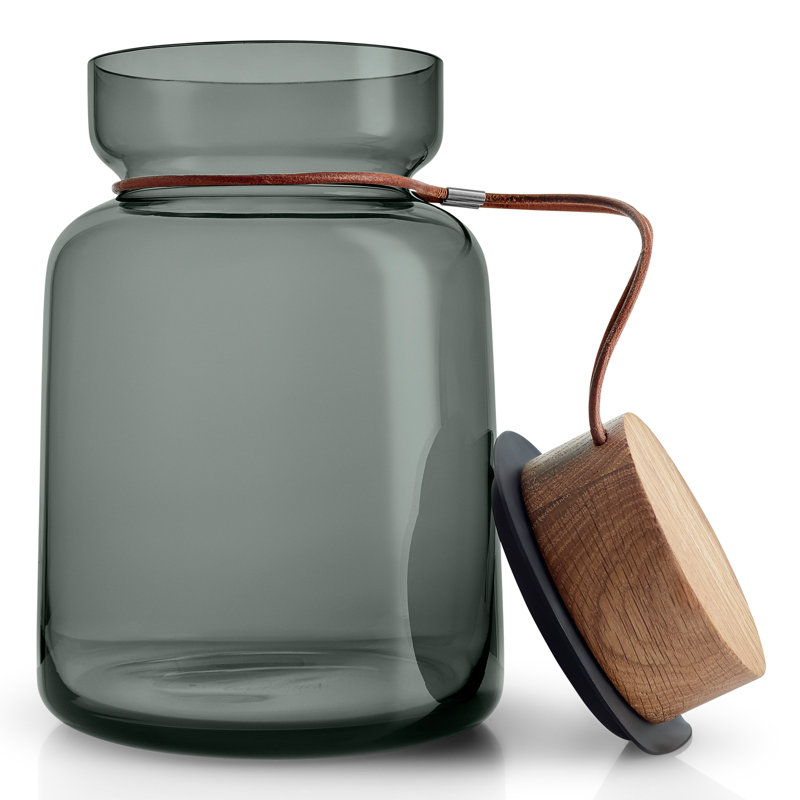 Glass Jar, 21cm H x 14.2cm W x 14.2cm D