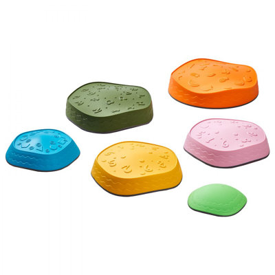 Kids Balance Stepping Stones Sensory Obstacle Course 6 PCS Outdoor Indoor