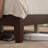 Bilal Queen Size Solid Wood Platform Bed Frame with 47.2'' Headboard,Walnut-1111246593-1111246595