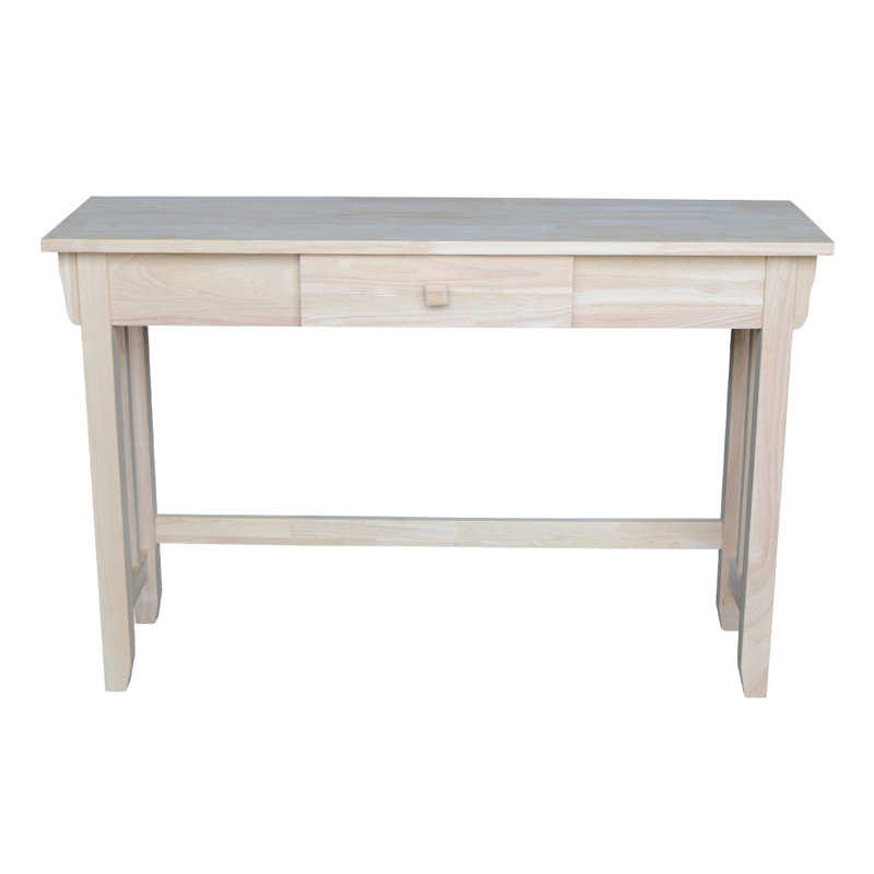 Toby 45.25'' Unfinished Solid Wood Console Table
