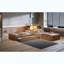 Lit plateforme simple en L avec armoires de rangement, bureau, lit gigogne et lumière DEL-856782321-856782322