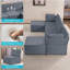 Canapé modulaire modulaire avec repose-pieds-1804856674
