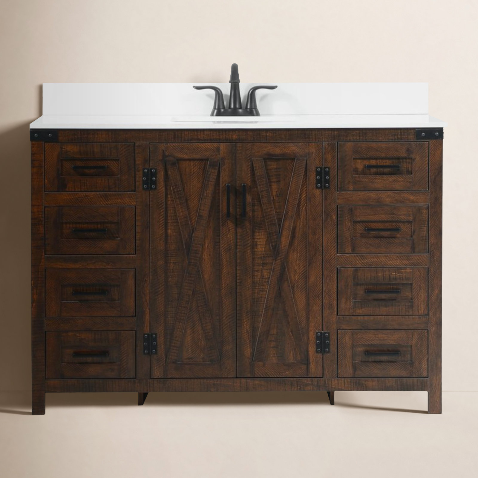 Slayton 48'' Single Bathroom Vanity, Expresso