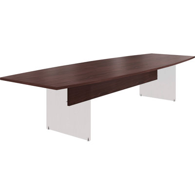Table de conférence en forme de bateau preside
