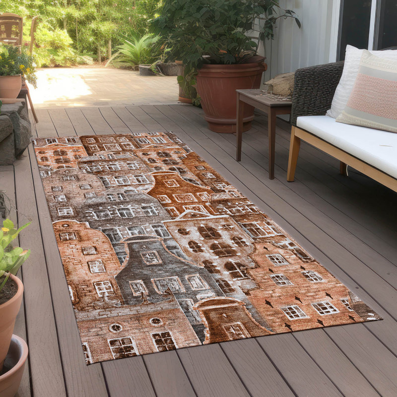 Tapis intérieur / extérieur Altair, Tapis de couloir 2 pi 3 po x 7 pi 6 po
