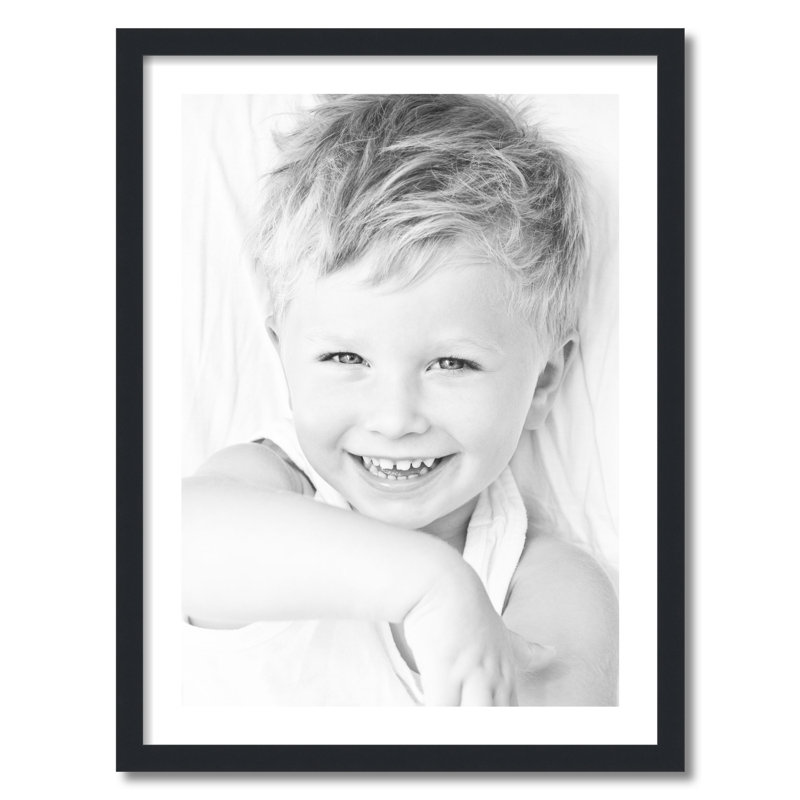 Cadre pour photo simple 20 "x 28" en bois mat, Croustillant