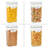 iDesign Extra Large Airtight Canister with Peel 'N Place Erasable Label - Ideal for Kitchen Countertop or Pantry Storage
