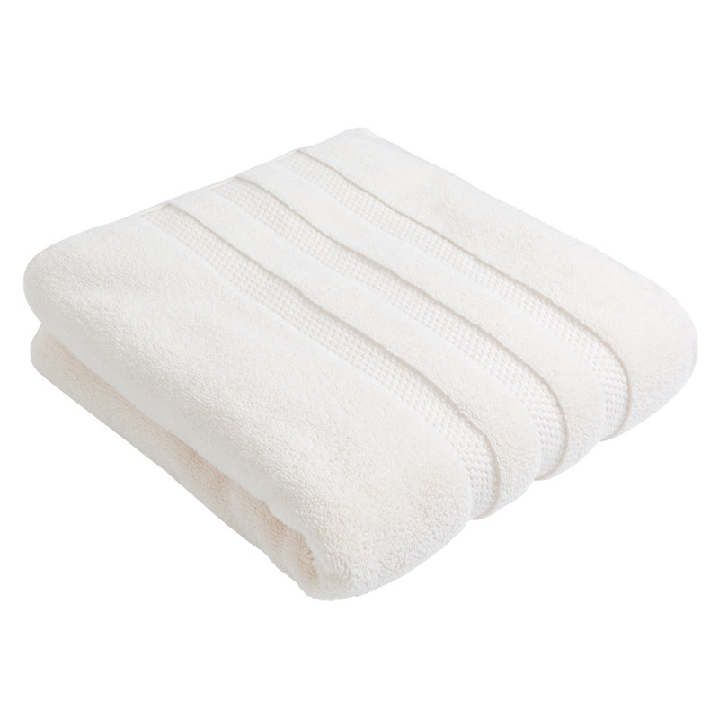 Espinoza Zero Twist 8 Piece 100% Cotton Towel Set, Off White