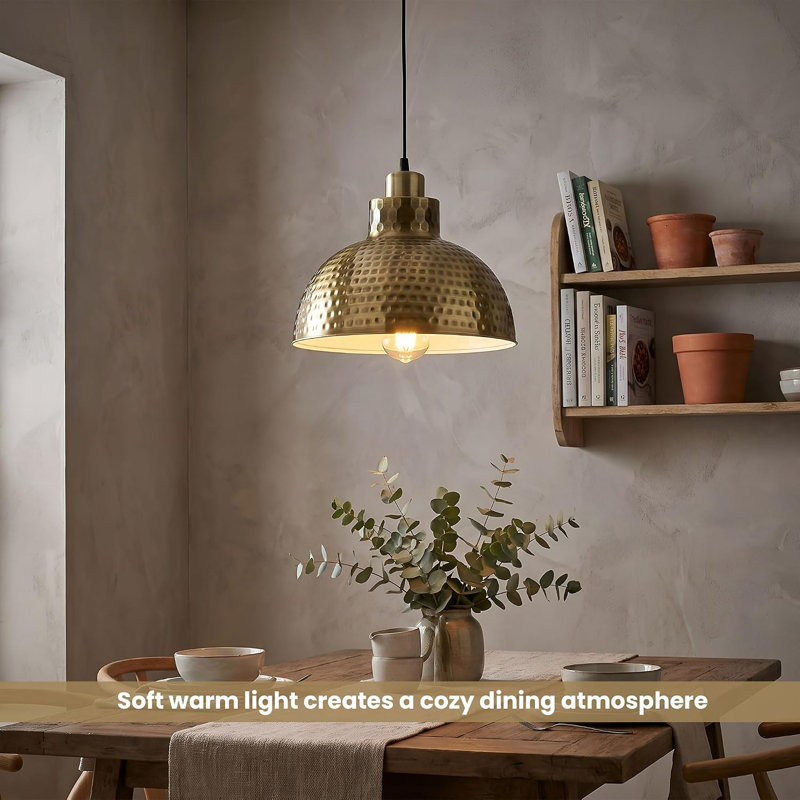 - Light Pendant, Green Brass, No