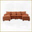 Grand canapé modulaire moderne en U en chenille pour salon - structure durable Confort moelleux