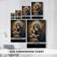 Série Religious XCVI - Toile tendue avec châssis Premium - Prêt à être accroché-1744675016