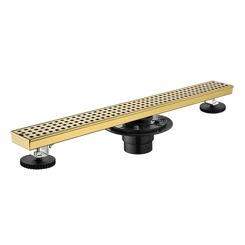 24'' W Linear Grid, Brushed Gold