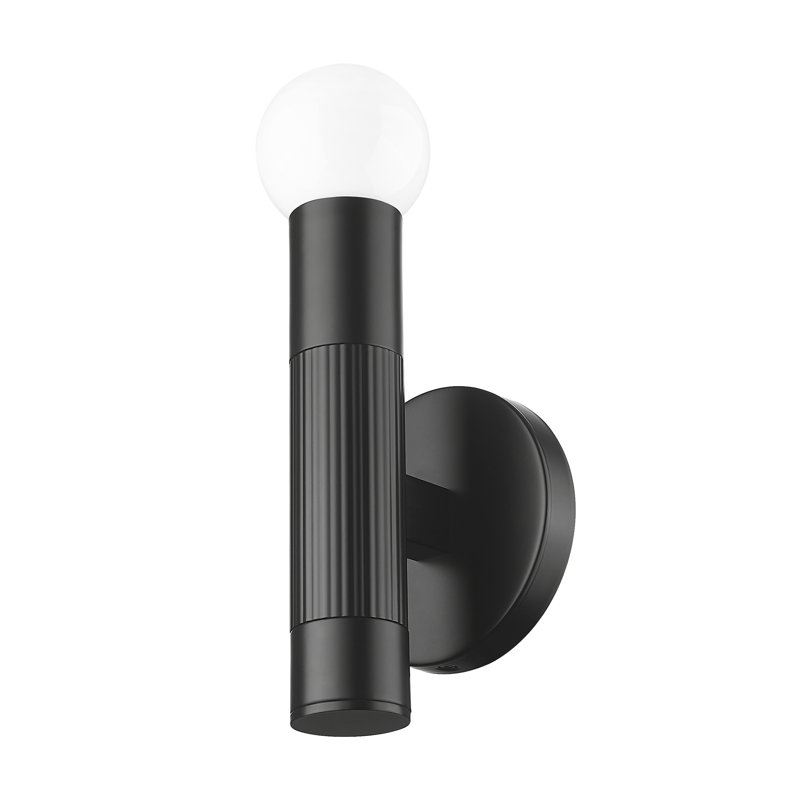 Stari Wall Sconce, 1 Light, 9" H x 5" W x 4" D, Matte Black