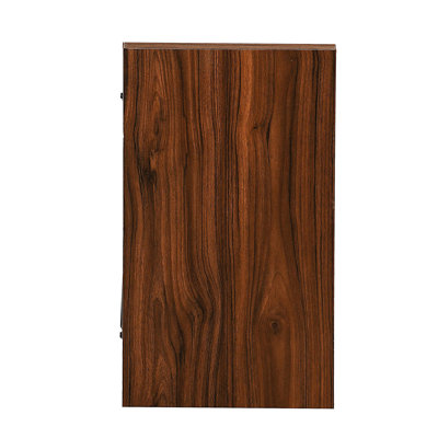Commode 6 tiroirs avec grands tiroirs en tissu, noyer