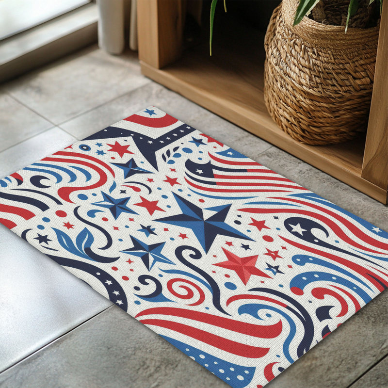 Tapis tressé étoilé, Rectangulaire 3 pi x 5 pi
