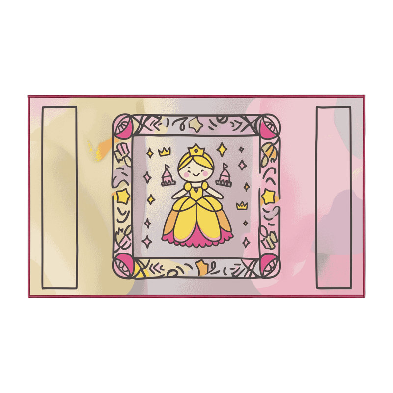 Tapis fantaisie East Urban Home, Rectangulaire 2 pi x 3 pi
