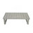 Rustic Acacia Wood Outdoor Coffee Table With Slat Top And Sled Legs For Durable, Natural Style-127801436