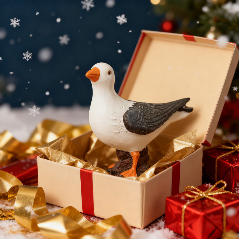 Figurine de Noël en résine, Brown