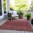Machine Washable Indoor/Outdoor Xhevrie Red Rug-1709748692