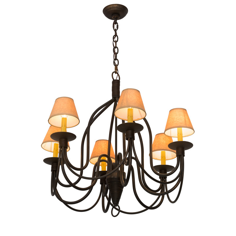 Carruthers 6 - Light Dimmable Empire Chandelier