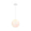 Luminaire suspendu sphère de lune moderne 1 lumière avec abat-jour imprimé en 3D