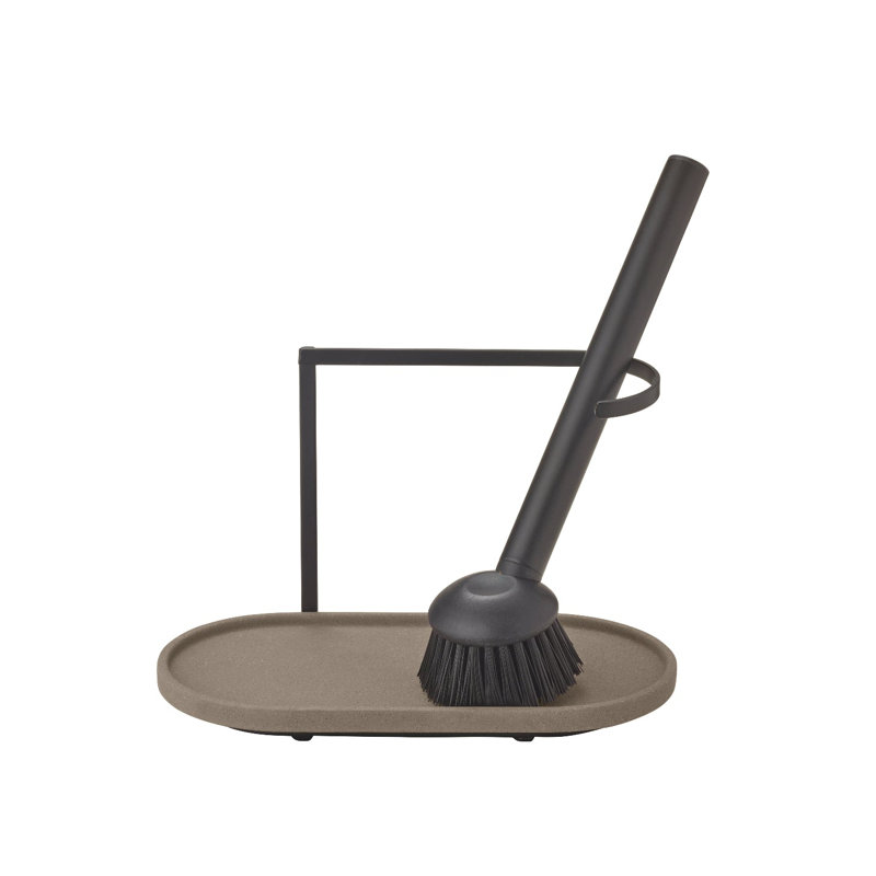 DHUVA Sink Caddy, Gray/Brown