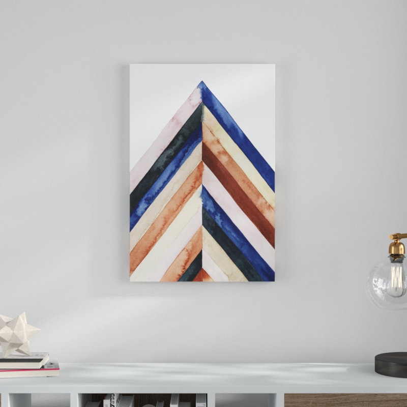 «Desert Layers II» par Grace Popp - reproduction d'art sur toile tendue, H 30 po x l 20 po