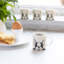 KitchenCraft 80ml Porcelain French Bulldog Espresso Cups