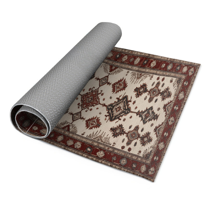 Turkish Black Indoor and Outdoor Area Rug, Rectangle 3' x 5'