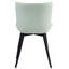 Pu Leather Upholstered Dining Chairs Modern Wingback Side Chairs With Metal Legs-1943470432