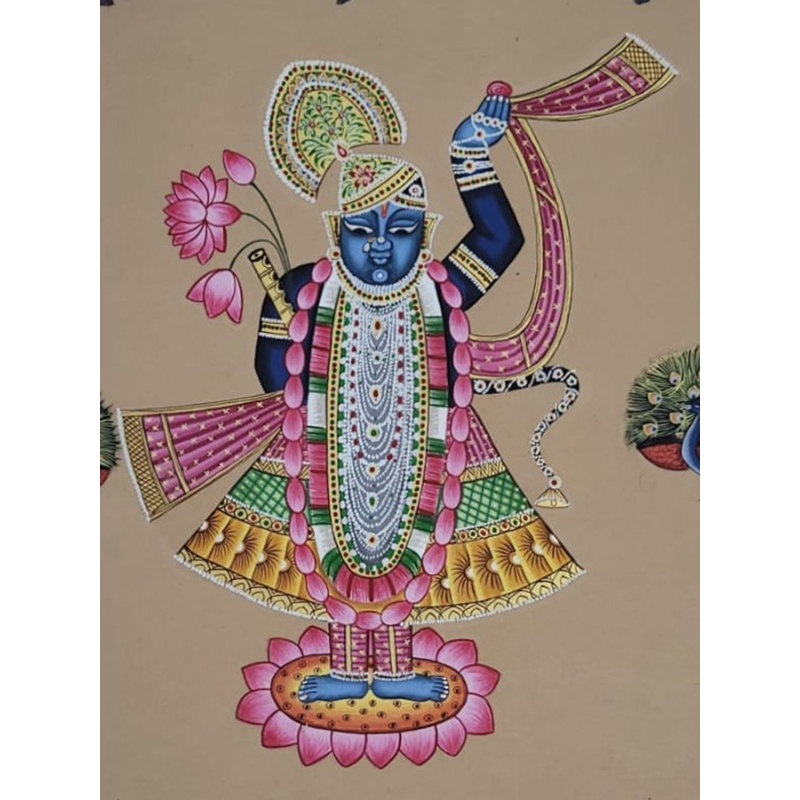 Pichhwai, peinture de Jagriti Bhardwaj | Pour la décoration murale