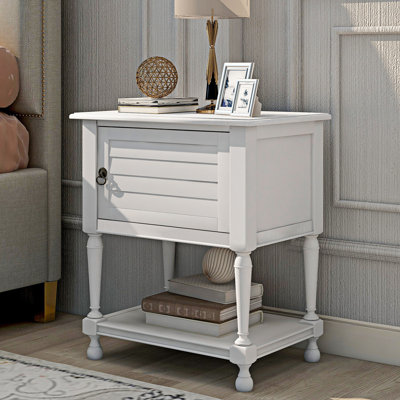 Table de chevet en bois massif Ambere