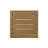 C-shape end table  Brown