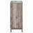Weathered Acacia Wine Cabinet With 2 Doors