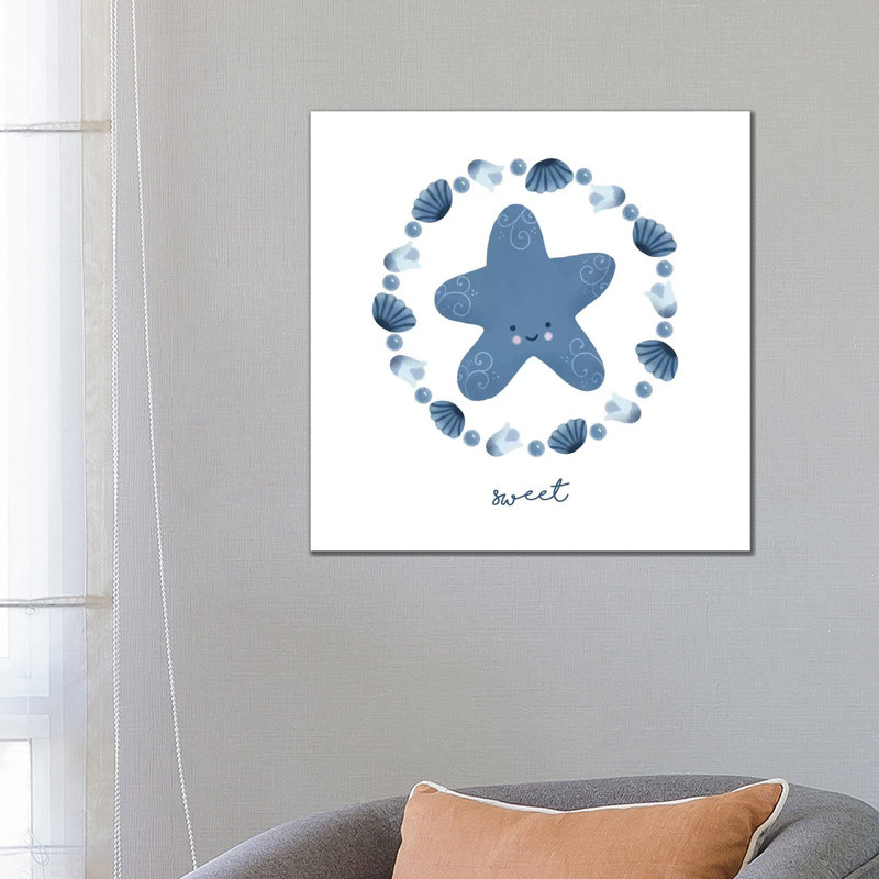 Ocean Friends III - Wrapped Canvas Print, 66.04 cm H x 66.04 cm W