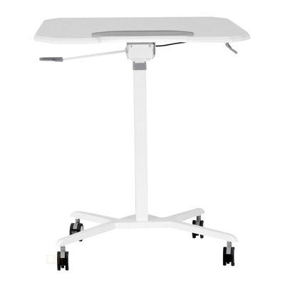 Adjustable Height Mobile Laptop Stand With Tilt Function, Perfect For Ergonomic Work And Study Solutions