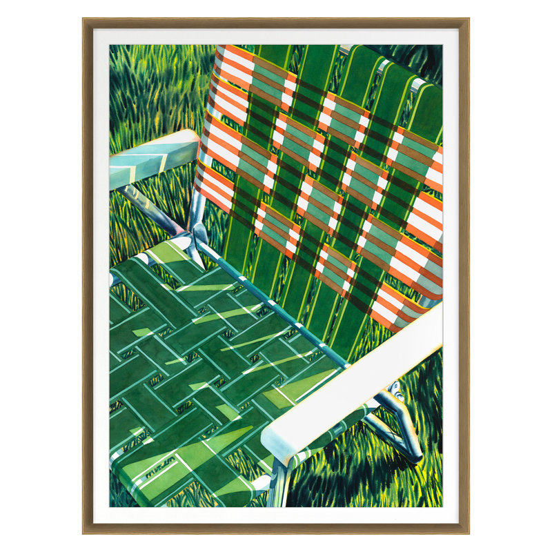 Lawn Chair Print by Howe, Patrick, 27" H x 20" W