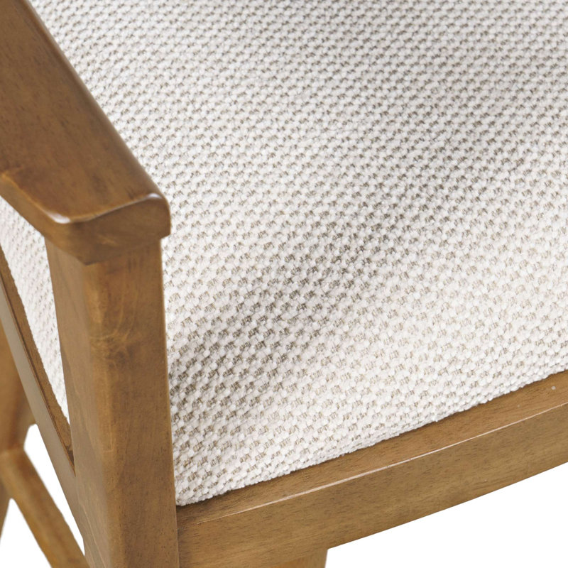 Chaise rembourrée Peterson Mid-Century, Brown