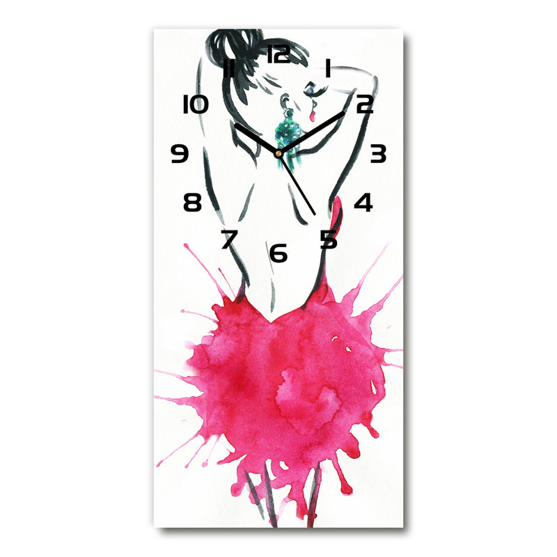 Janiel Glass Wall Clock