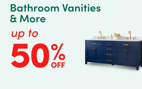 Bathroom Vanities & More on Sale