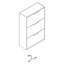 Facile 9 Pair Shoe Storage Cabinet