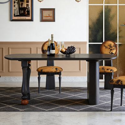 Retro design dining table
