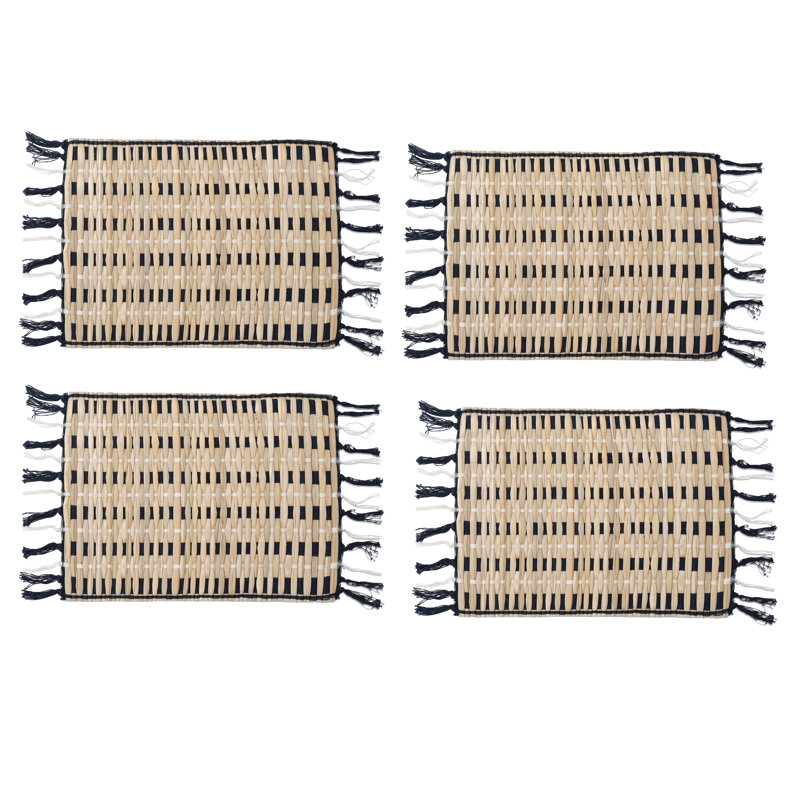 Naturals Nappier Grass Striped Rectangle Placemat