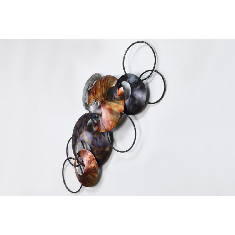Handmade Modern Abstract Wall Decor on Metal