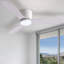 Ventilateur de plafond encastré à intensité variable de 42 po avec lumières DEL et télécommande-98711711