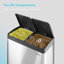 Steel Step On Recycling Bin - 60L