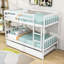 Lit superposé simple en bois avec lit gigogne Keyen-1982293876