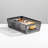 Perforated Metal Storage Bin with Handles for Kitchen and Pantry - Set of 4-110704739